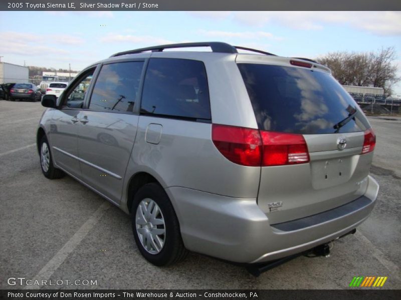 Silver Shadow Pearl / Stone 2005 Toyota Sienna LE