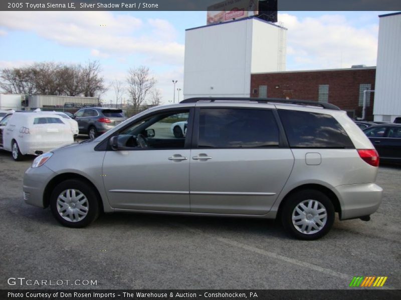 Silver Shadow Pearl / Stone 2005 Toyota Sienna LE