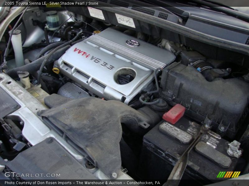 Silver Shadow Pearl / Stone 2005 Toyota Sienna LE