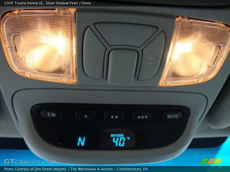 Silver Shadow Pearl / Stone 2005 Toyota Sienna LE