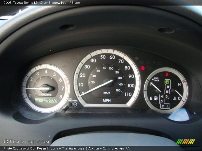 Silver Shadow Pearl / Stone 2005 Toyota Sienna LE