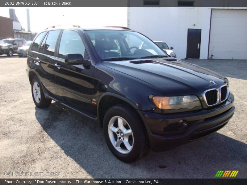 Jet Black / Black 2002 BMW X5 3.0i
