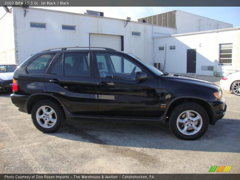 Jet Black / Black 2002 BMW X5 3.0i