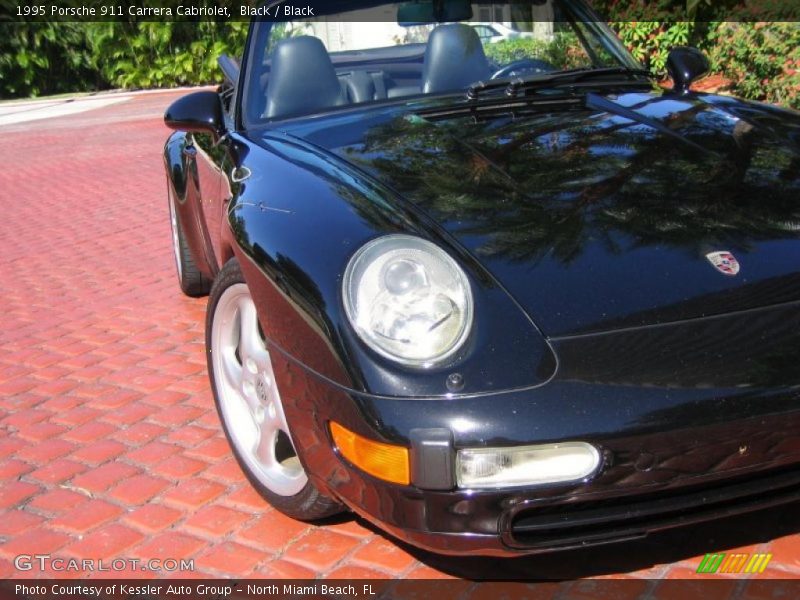 Black / Black 1995 Porsche 911 Carrera Cabriolet