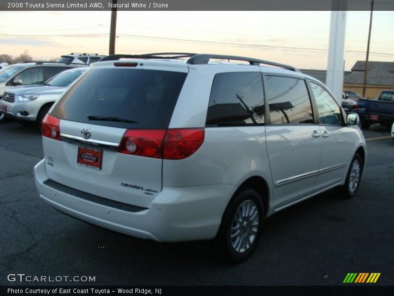Natural White / Stone 2008 Toyota Sienna Limited AWD