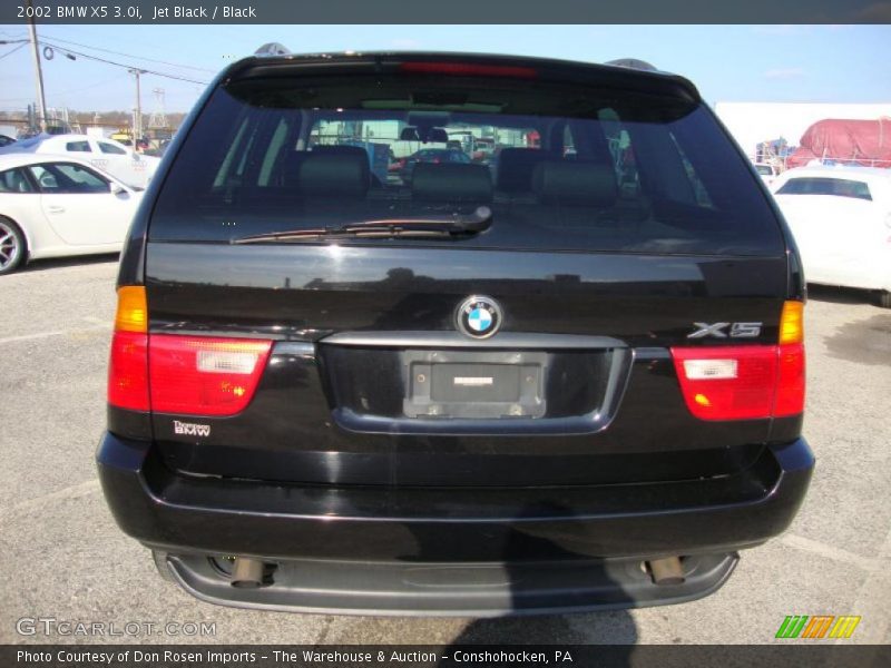 Jet Black / Black 2002 BMW X5 3.0i