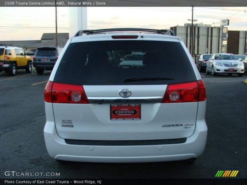 Natural White / Stone 2008 Toyota Sienna Limited AWD