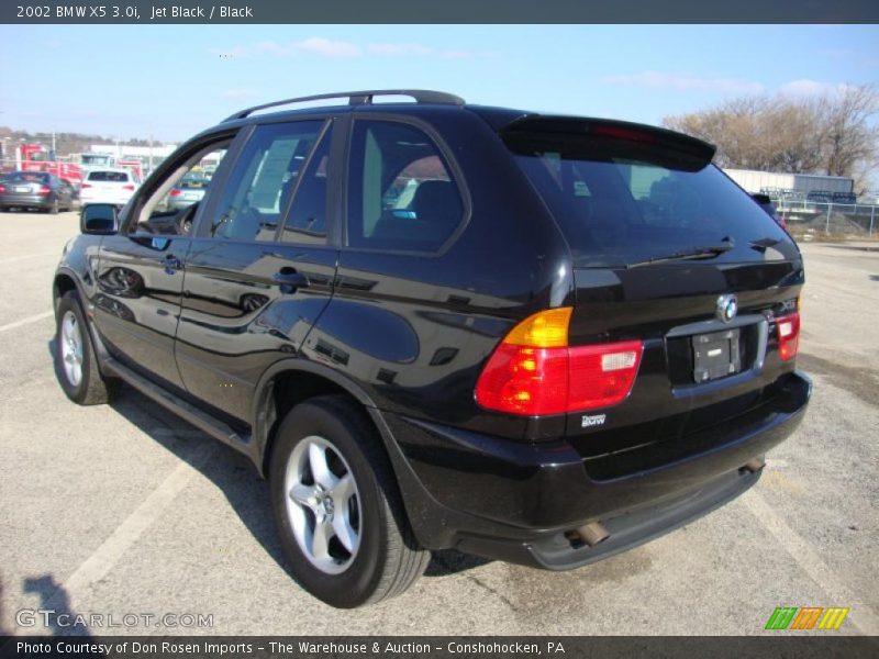 Jet Black / Black 2002 BMW X5 3.0i