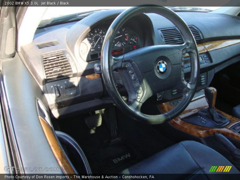 Jet Black / Black 2002 BMW X5 3.0i