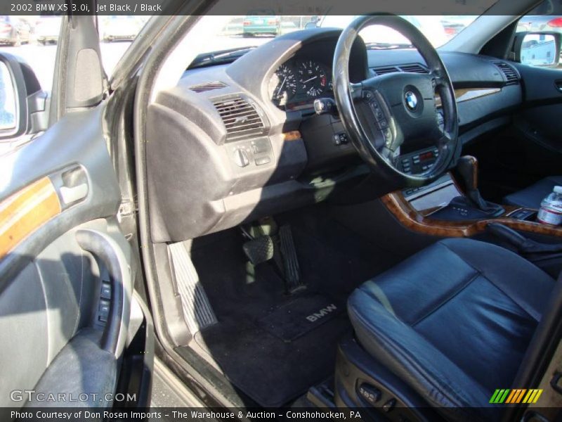 Jet Black / Black 2002 BMW X5 3.0i