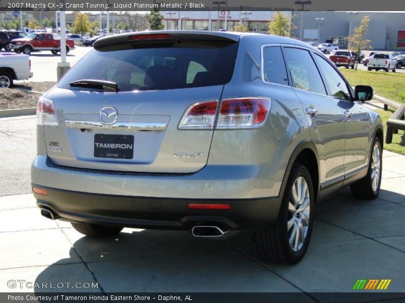 Liquid Platinum Metallic / Black 2007 Mazda CX-9 Grand Touring