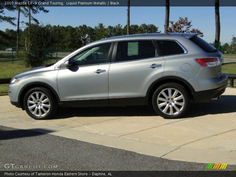 Liquid Platinum Metallic / Black 2007 Mazda CX-9 Grand Touring