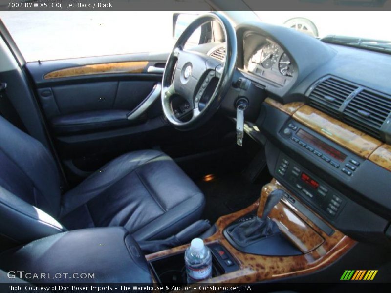 Jet Black / Black 2002 BMW X5 3.0i