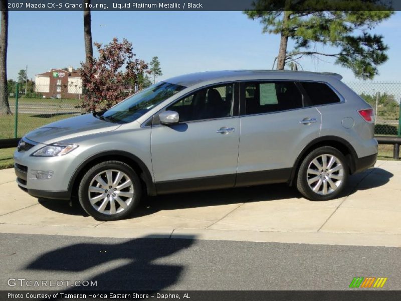 Liquid Platinum Metallic / Black 2007 Mazda CX-9 Grand Touring