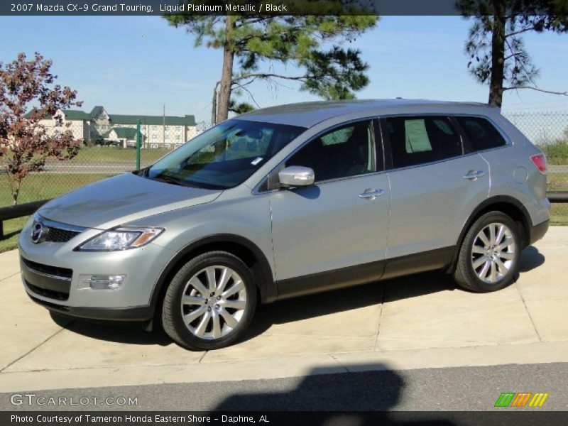 Liquid Platinum Metallic / Black 2007 Mazda CX-9 Grand Touring