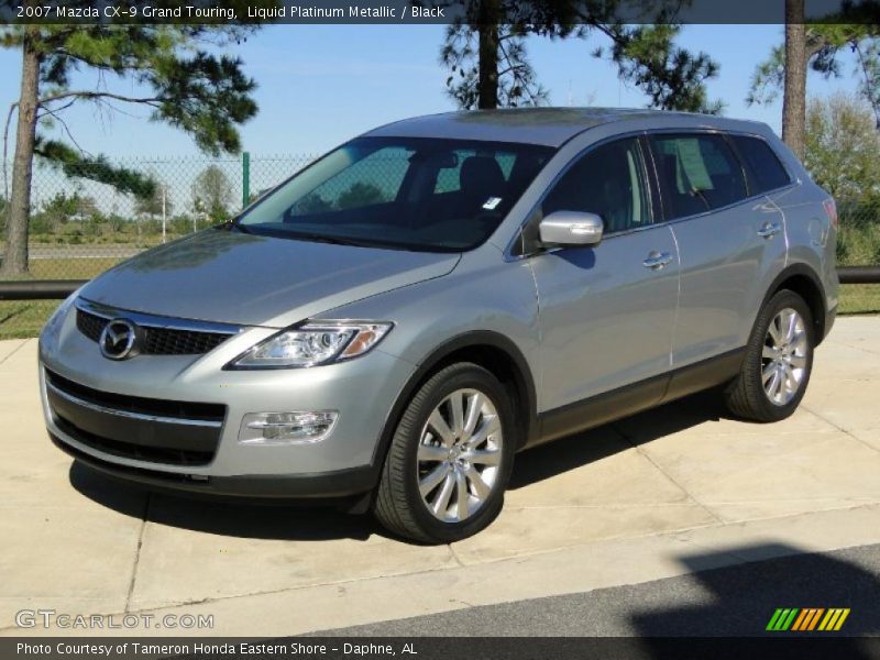 Liquid Platinum Metallic / Black 2007 Mazda CX-9 Grand Touring