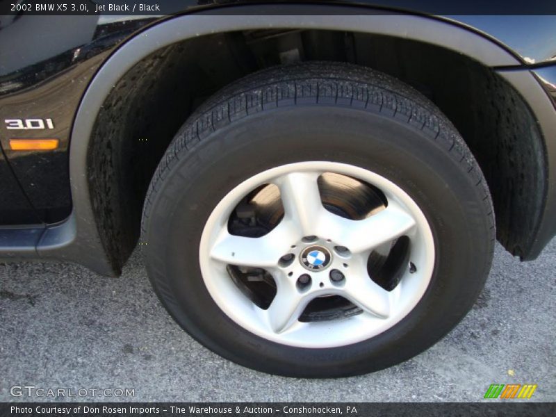 Jet Black / Black 2002 BMW X5 3.0i