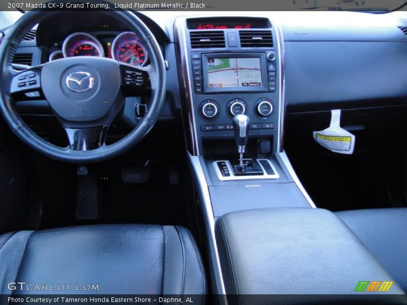 Liquid Platinum Metallic / Black 2007 Mazda CX-9 Grand Touring
