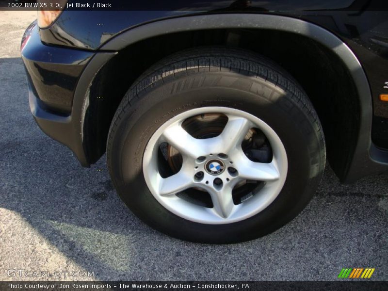 Jet Black / Black 2002 BMW X5 3.0i