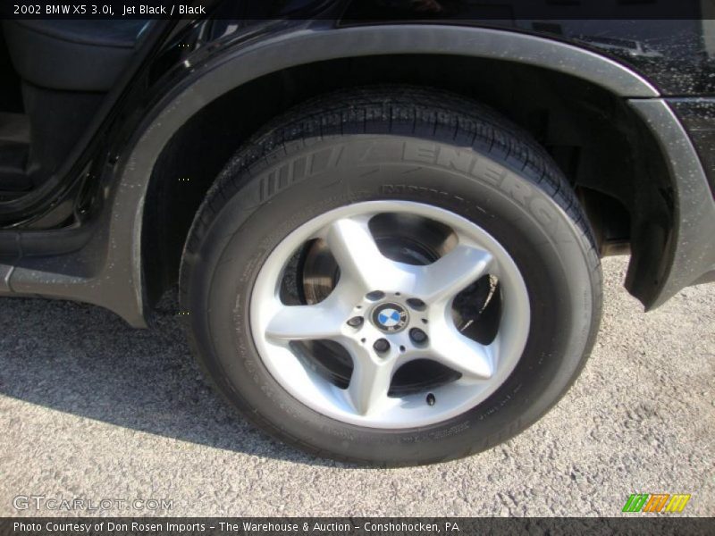 Jet Black / Black 2002 BMW X5 3.0i