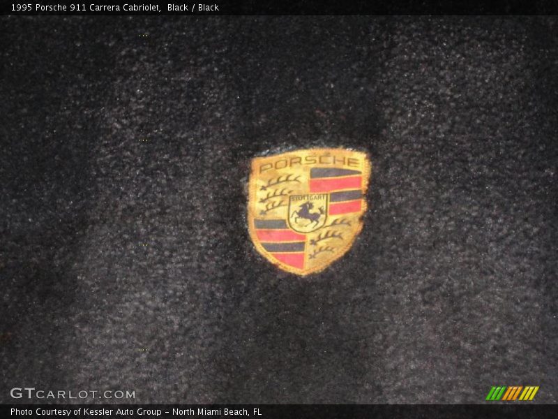 Black / Black 1995 Porsche 911 Carrera Cabriolet