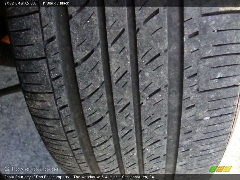 Jet Black / Black 2002 BMW X5 3.0i