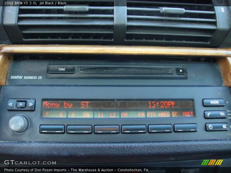 Jet Black / Black 2002 BMW X5 3.0i