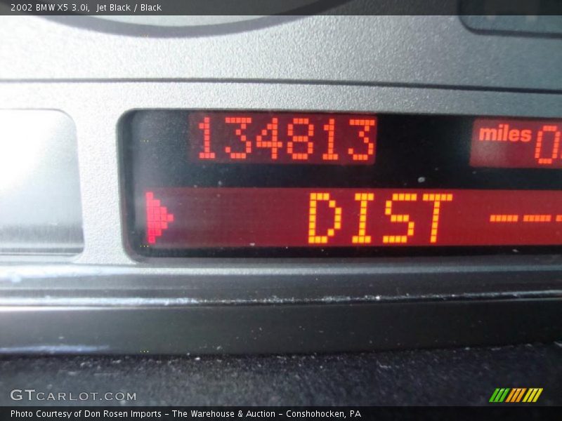 Jet Black / Black 2002 BMW X5 3.0i