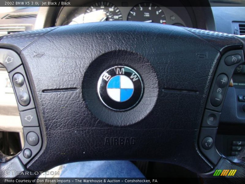 Jet Black / Black 2002 BMW X5 3.0i