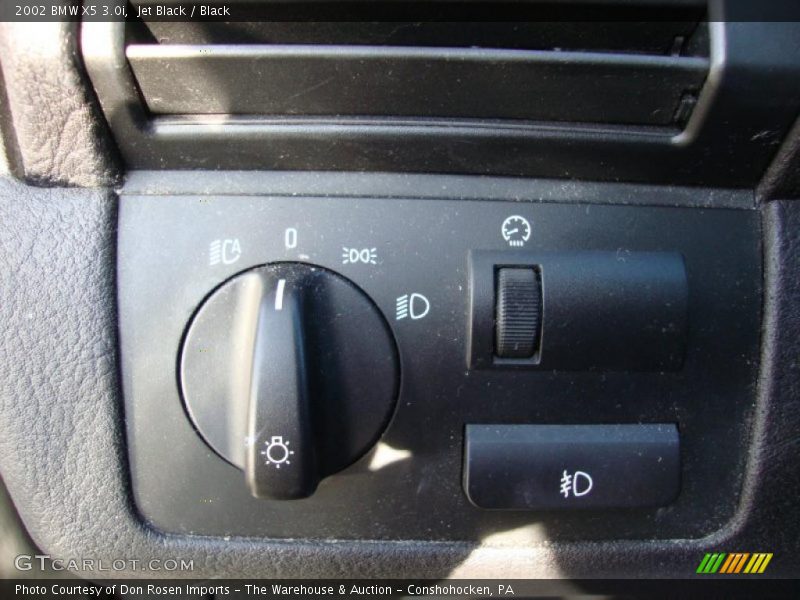Jet Black / Black 2002 BMW X5 3.0i
