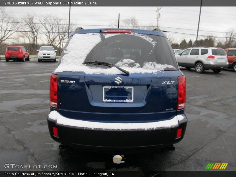 Sapphire Blue Metallic / Beige 2008 Suzuki XL7 AWD