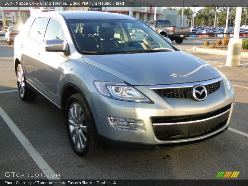 Liquid Platinum Metallic / Black 2007 Mazda CX-9 Grand Touring