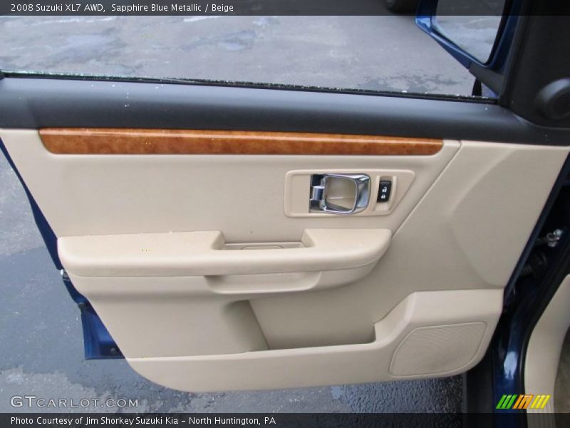 Sapphire Blue Metallic / Beige 2008 Suzuki XL7 AWD
