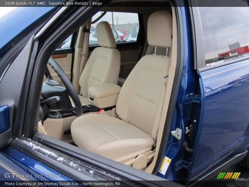 Sapphire Blue Metallic / Beige 2008 Suzuki XL7 AWD
