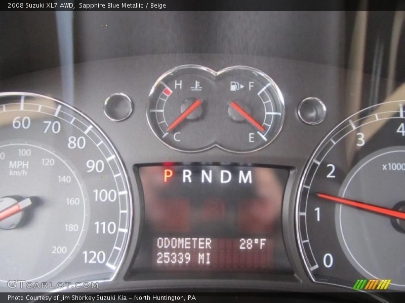 Sapphire Blue Metallic / Beige 2008 Suzuki XL7 AWD