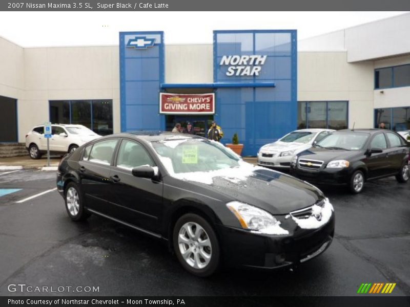 Super Black / Cafe Latte 2007 Nissan Maxima 3.5 SL