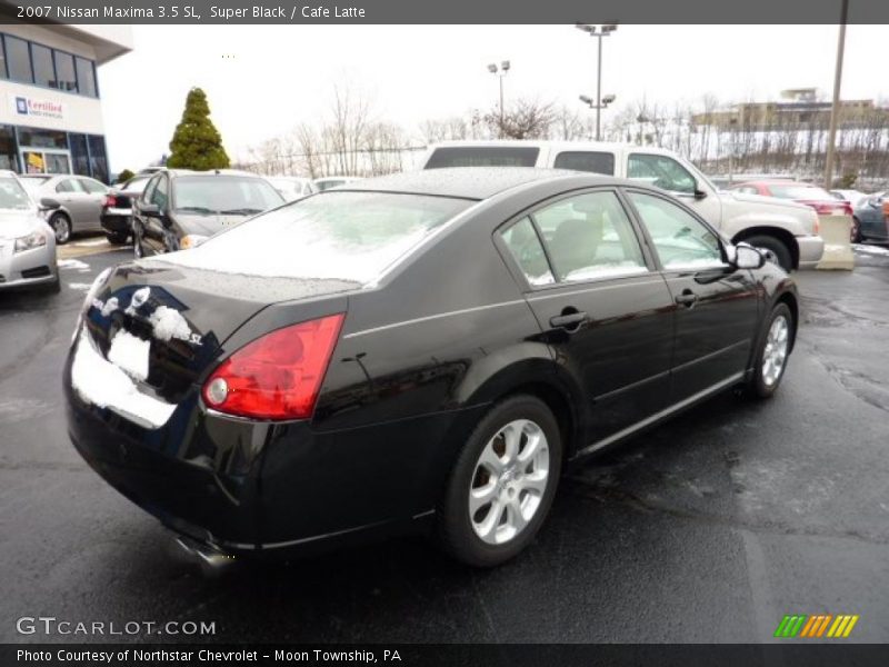 Super Black / Cafe Latte 2007 Nissan Maxima 3.5 SL