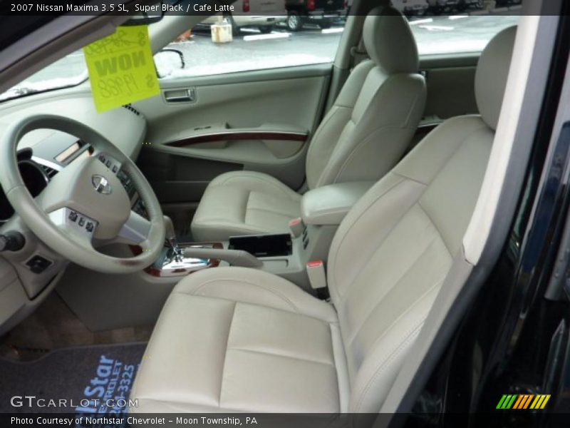 Super Black / Cafe Latte 2007 Nissan Maxima 3.5 SL