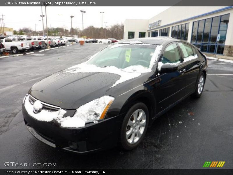 Super Black / Cafe Latte 2007 Nissan Maxima 3.5 SL