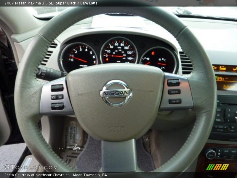 Super Black / Cafe Latte 2007 Nissan Maxima 3.5 SL