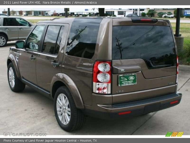 Nara Bronze Metallic / Almond/Arabica 2011 Land Rover LR4 HSE