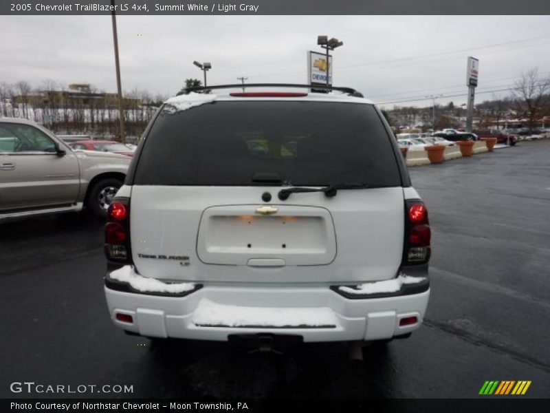 Summit White / Light Gray 2005 Chevrolet TrailBlazer LS 4x4