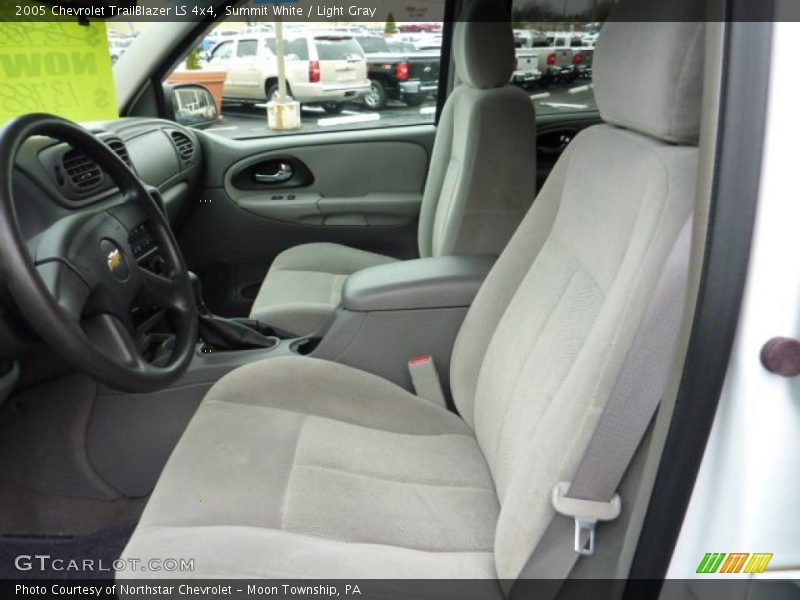 Summit White / Light Gray 2005 Chevrolet TrailBlazer LS 4x4