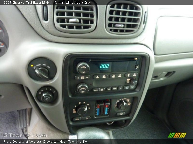 Summit White / Light Gray 2005 Chevrolet TrailBlazer LS 4x4
