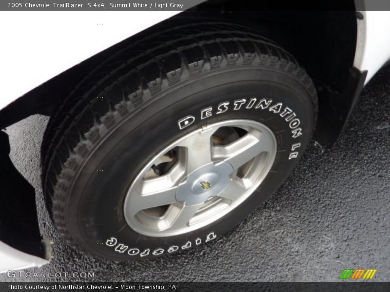 Summit White / Light Gray 2005 Chevrolet TrailBlazer LS 4x4