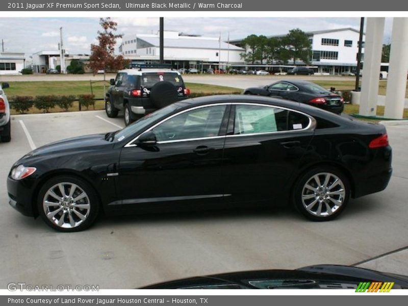 Ultimate Black Metallic / Warm Charcoal 2011 Jaguar XF Premium Sport Sedan