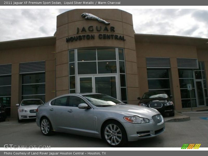 Liquid Silver Metallic / Warm Charcoal 2011 Jaguar XF Premium Sport Sedan