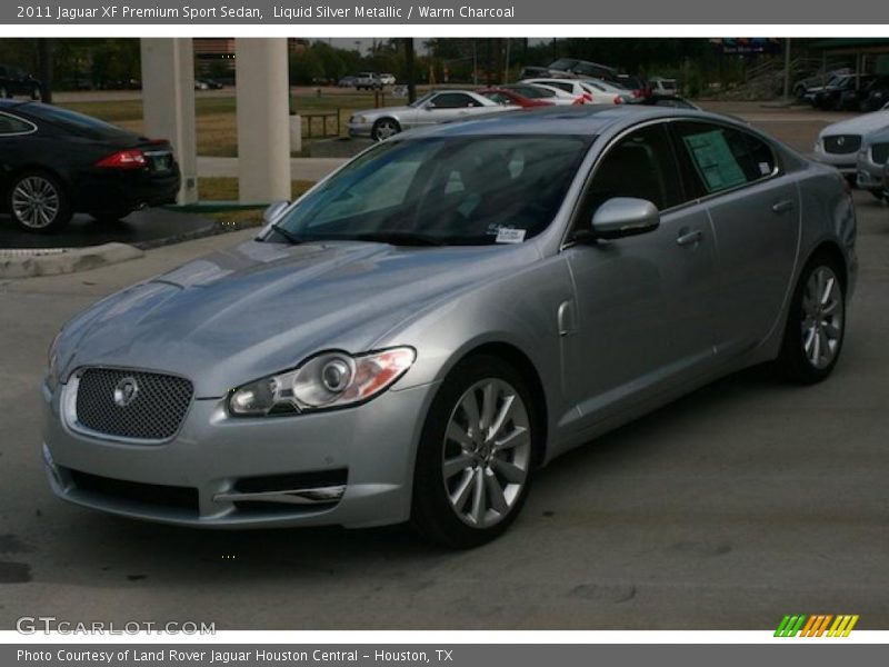 Liquid Silver Metallic / Warm Charcoal 2011 Jaguar XF Premium Sport Sedan