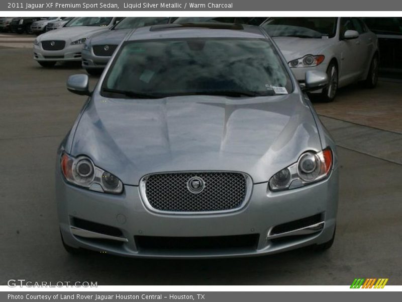 Liquid Silver Metallic / Warm Charcoal 2011 Jaguar XF Premium Sport Sedan