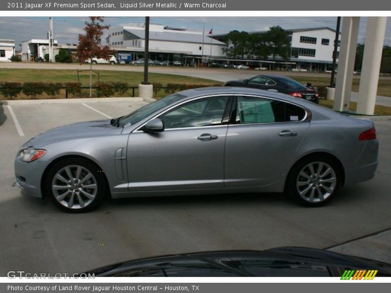 Liquid Silver Metallic / Warm Charcoal 2011 Jaguar XF Premium Sport Sedan